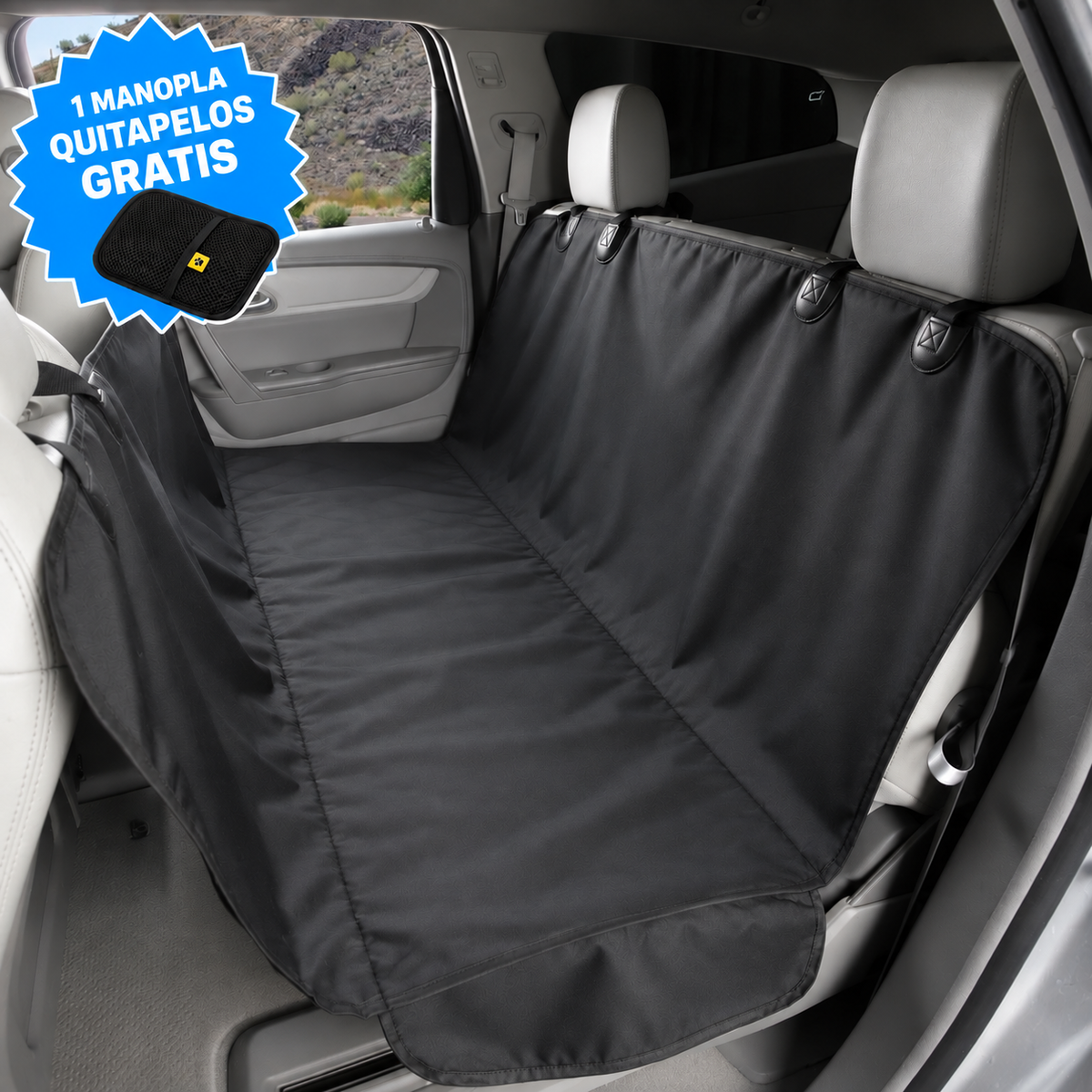 Funda protectora para el asiento trasero
