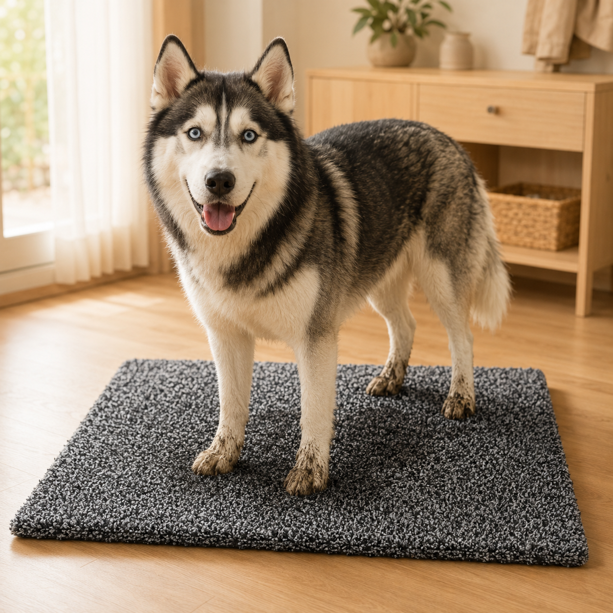 Alfombra súper absorbente para perros