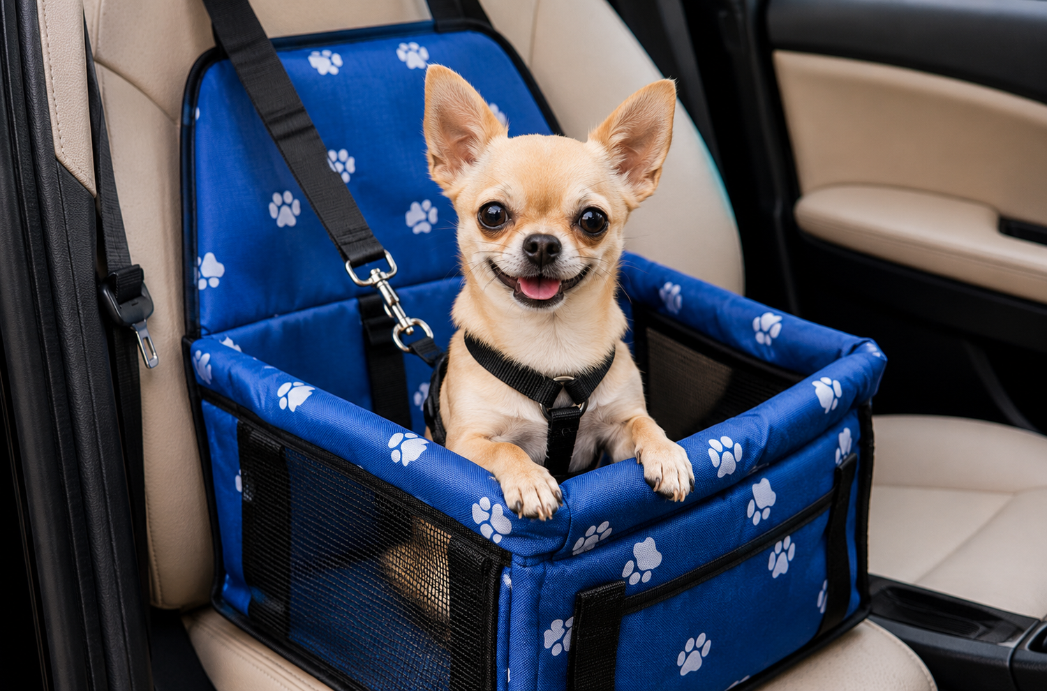 Cuna de viaje segura para mascotas