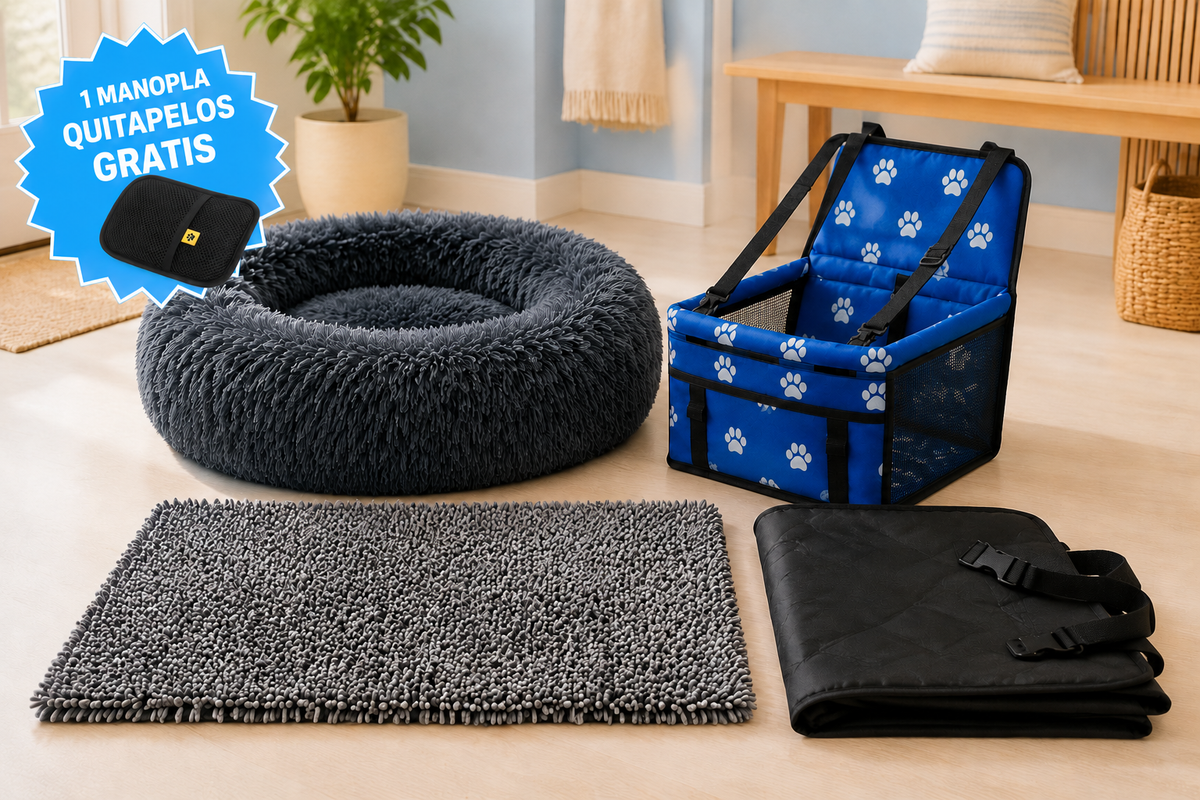 Pack Huella Calma con cuatro productos para mascotas